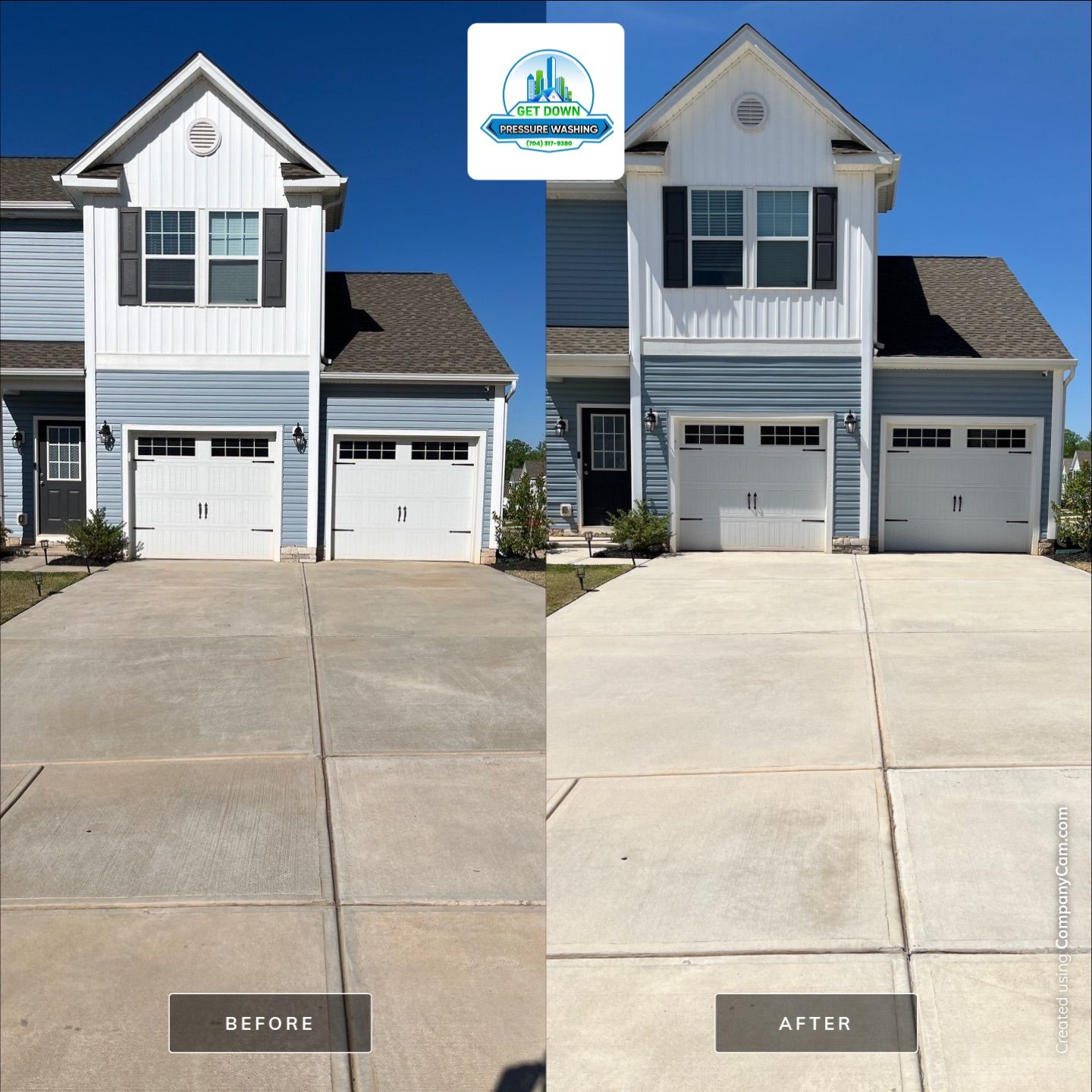 Get Down Pressure Washing: Quality Troutman House Washing and Driveway Cleaning